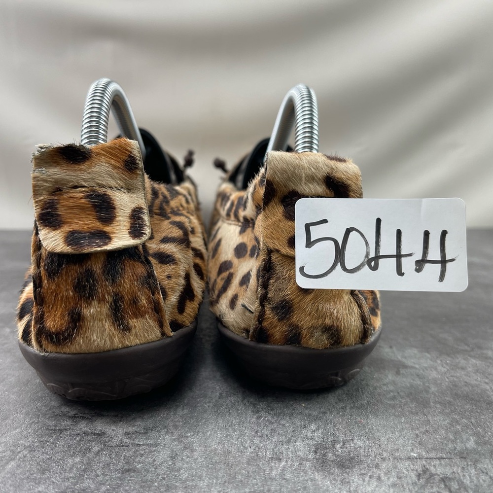 Hush Puppies Ceil Women’s Shoes Brown 11 M Cheetah Print Fur Ballet Flat Loafers - Picture 6 of 16